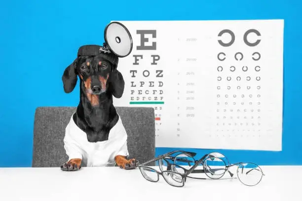 Veterinária especialista em olhos de cachorro
